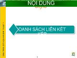 Bài giảng Cấu trúc dữ liệu và giải thuật - Chương 5: Danh sách liên kết kép
