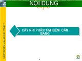 Bài giảng Cấu trúc dữ liệu và giải thuật - Chương 8: Cây nhị phân tìm kiếm cân bằng