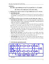 Bài giảng chương 1: Tổ chức qui trình sản xuất sản phẩm và cấu kiện bê tông cốt thép đúc sẵn