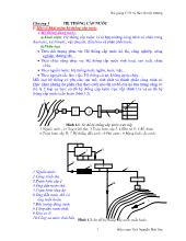 Bài giảng CTN và bảo vệ môi trường: Hệ thống cấp nước