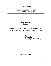 Bài giảng giám sát thi công và nghiệm thu các công tác hoàn thiện công trình