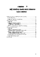 Bài giảng Hệ thống đơn giá trong xây dựng