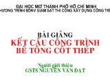 Bài giảng Kết cấu công trình bê tông cốt thép