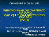 Bài giảng Phương pháp gia tải trước sử dụng các vật thoát nước đứng đúc sẵn