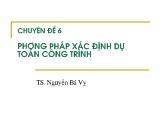 Bài giảng Phương pháp xác định dự toán công trình