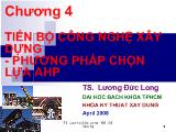 Bài giảng Tiến bộ công nghệ xây dựng, phương pháp lựa chọn AHP