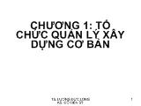 Bài giảng Tổ chức quản lý xây dựng cơ bản