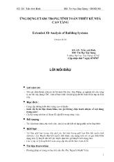 Bài giảng Ứng dụng etabs trong tính toán thiết kế nhà cao tầng