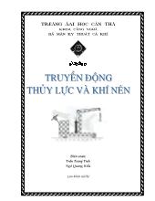 Bài giảngTruyền động thủy lực và khí nén