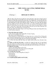 Chuyên đề Tiêu năng sau công trình tháo nước