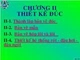 Bà giảng chương 2: Thiết kế đúc