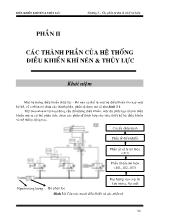 Bài giảng Các thành phần của hệ thống điều khiển khí nén và thủy lực