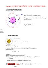 Bài giảng Cấu tạo nguyên tử: Định luật tuần hoàn