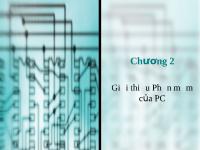 Bài giảng chương 2: giới thiệu phần mềm của pc