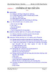Bài giảng chương 3: Cơ sở động lực học chất lỏng