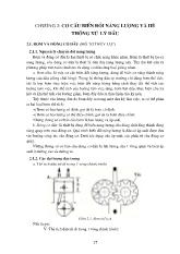 Bài giảng Cơ cấu biến đổi năng lượng và hệ thống xử lý dầu