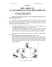 Bài giảng Điều khiển số và lập trình gia công điều khiển số