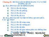Bài giảng Đo sai lệch hình dạng và vị trí tương quan