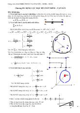 Bài giảng Động lực học hệ chất điểm,vật rắn