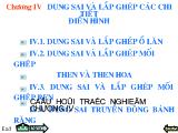 Bài giảng Dung sai và lắp ghép các chi tiết điển hình