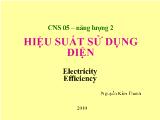 Bài giảng Hiệu suất sử dụng điện