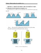 Bài giảng Khuôn ép phun cho sản phẩm có ren