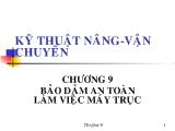 Bài giảng Kỹ thuật nâng, vận chuyển: Bảo đảm an toàn làm việc máy trục