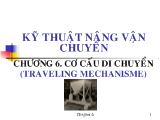 Bài giảng Kỹ thuật nâng, vận chuyển: Cơ cấu di chuyển