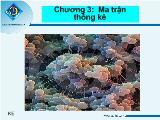 Bài giảng Ma trận thống kê