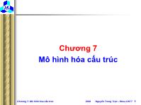 Baì giảng Mô hình hóa cấu trúc