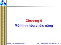 Bài giảng Mô hình hóa chức năng