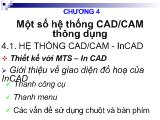 Bài giảng Một số hệ thống CAD-CAM thông dụng