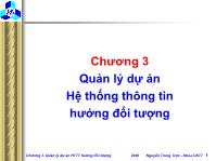 Bài giảng Quản lý dự án Hệ thống thông tin hướng đối tượng