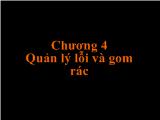 Bài giảng Quản lý lỗi và gom rác