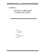 Bài giảng Sản xuất và phân phối nguồn năng lượng