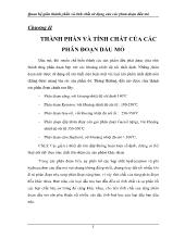 Bài giảng Thành phần và tính chất của các phân đoạn dầu mỏ