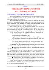 Bài giảng Thiết kế quy trình công nghệ gia công chi tiết máy