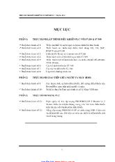 Bài giảng Thực hành điều khiển lập trình PLC, mạng PLC