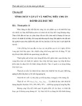 Bài giảng Tính chất vật lý và những tiêu chuẩn đánh giá dầu mỏ