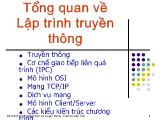 Bài giảng Tổng quan về lập trình truyền thông