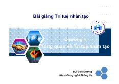 Bài giảng trí tuệ nhân tạo chương 1: Tổng quan về trí tuệ nhân tạo