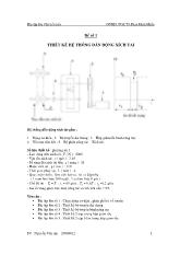 Bài tập lớn Chi tiết máy: Thiết kế hệ thống dẫn động xích tải - Phan Đình Huấn