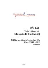 Bài tập toán rời rạc và nhập môn lý thuyết đô thị