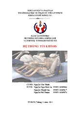 Báo cáo Môn học hệ thống điều hòa không khí và thiết bị tiện nghi trên ô tô