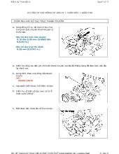 Cơ cấu cơ khí động cơ 1NZ-FE: Kiểm tra khe hở dọc trục thanh truyền