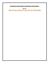 Đề tài Hệ thống đường thủy nội địa Việt Nam