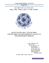 Đề tài Hiện trạng ô nhiễm túi nilon tại thành phố Hồ Chí Minh