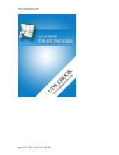 Giáo trình Cơ sở dữ liệu chương 1: Mô hình quan hệ