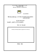 Giáo trình môn học Kỹ thuật tự động điều khiển bằng điện tử