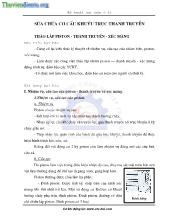Giáo trình sửa chữa cơ cấu trục khuỷu thanh truyền